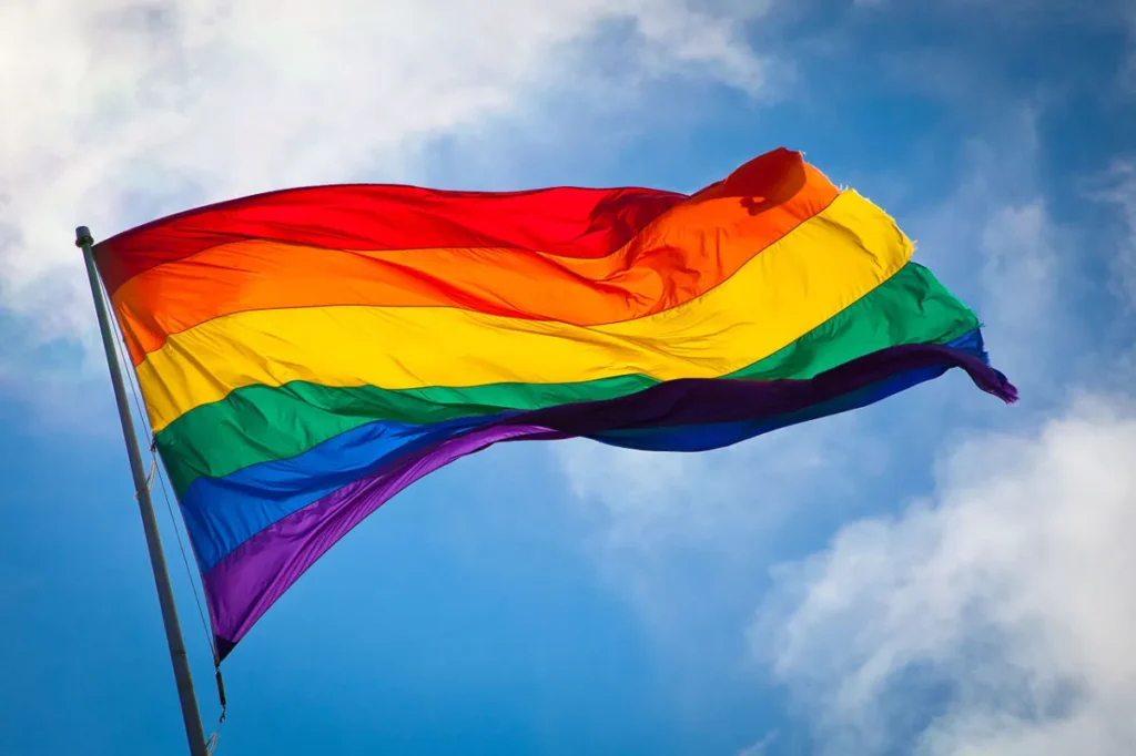 Pride rainbow flag