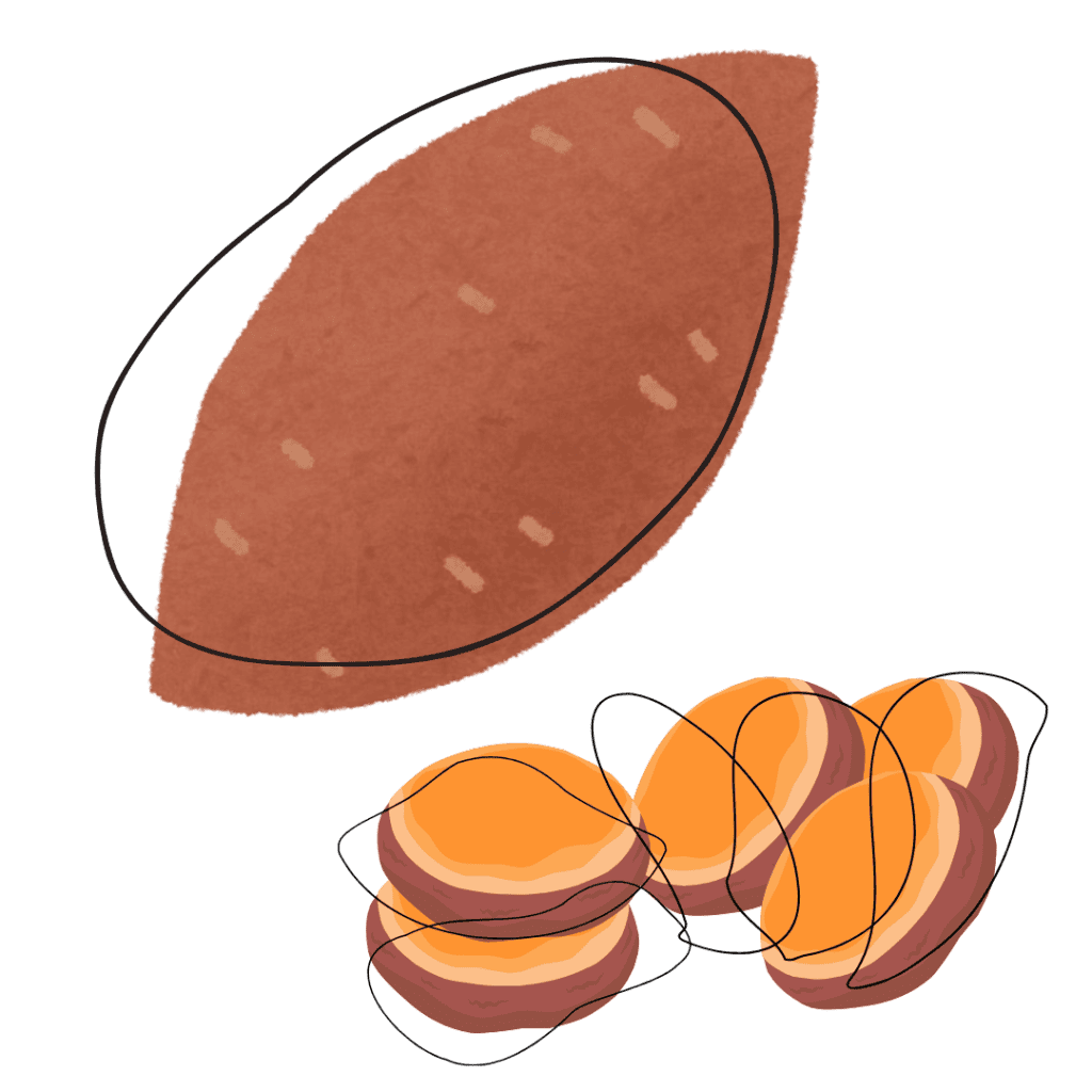 A brown football with white stitches is placed next to a small pile of round, orange and brown sandwich cookies on a plain background.