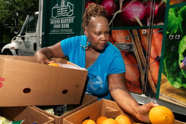 Second Harvest provides food to people in Middle and West Tennessee